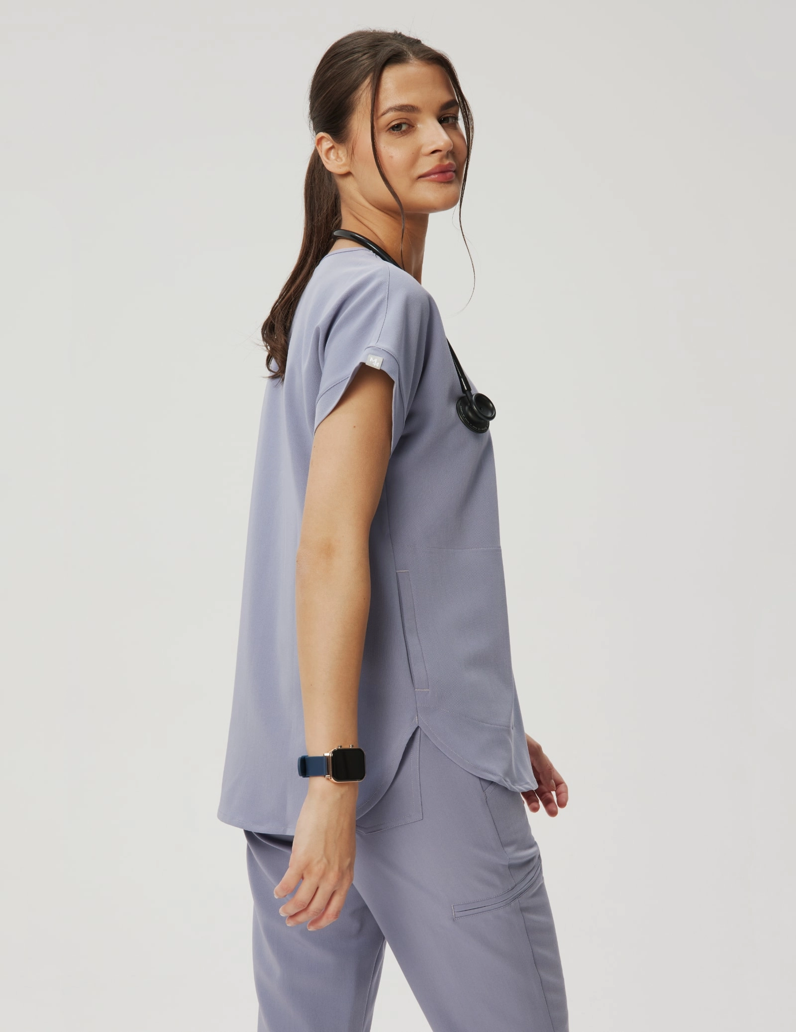 Kendall Scrub Top - MILKY LAVENDER Kendall Scrub Top - MILKY LAVENDER
