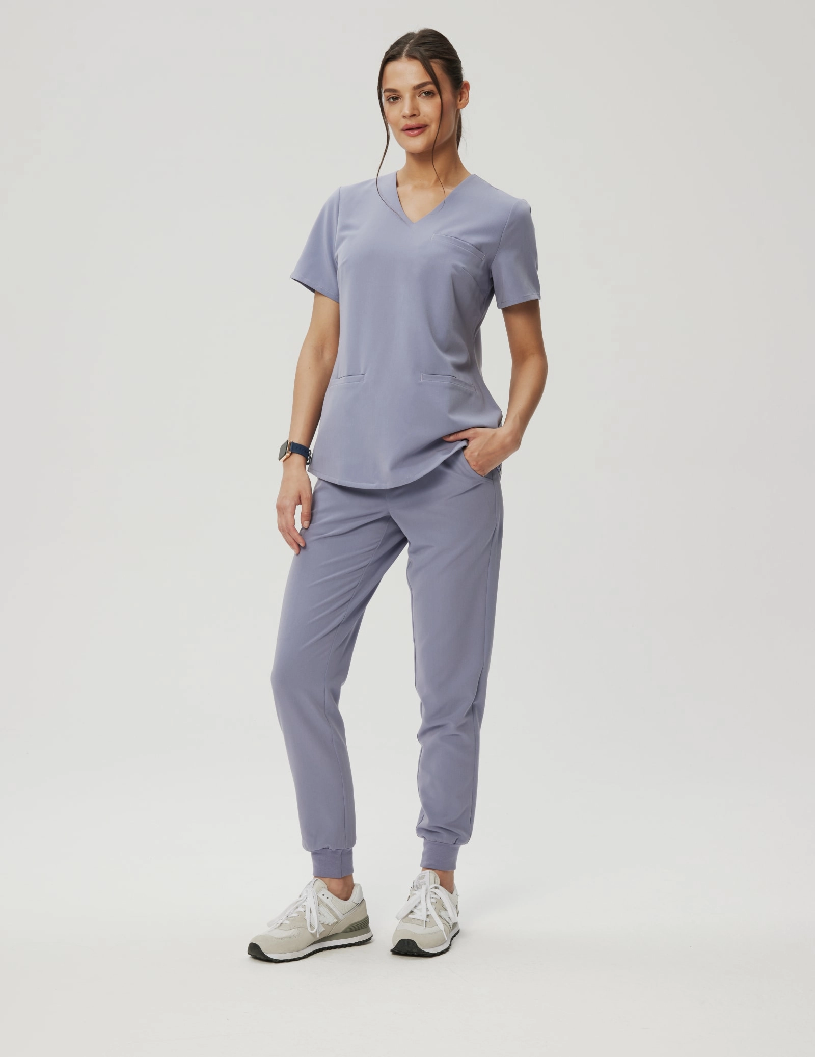 Women's Jogger Scrub Pants MILKY LAVENDER