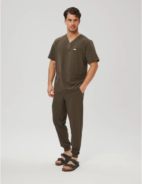 Men's Joggers Pants - OLIVE...