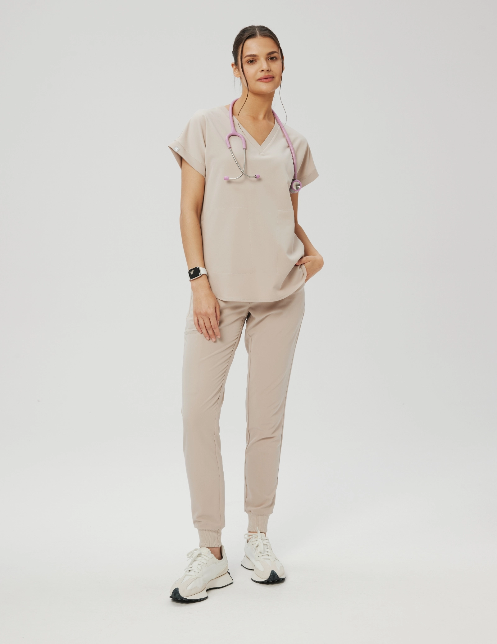 Kendall Scrub Top - COCONUT Kendall Scrub Top - COCONUT