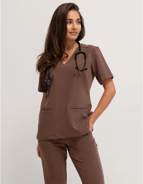 Medical Scrub Top Casy-...