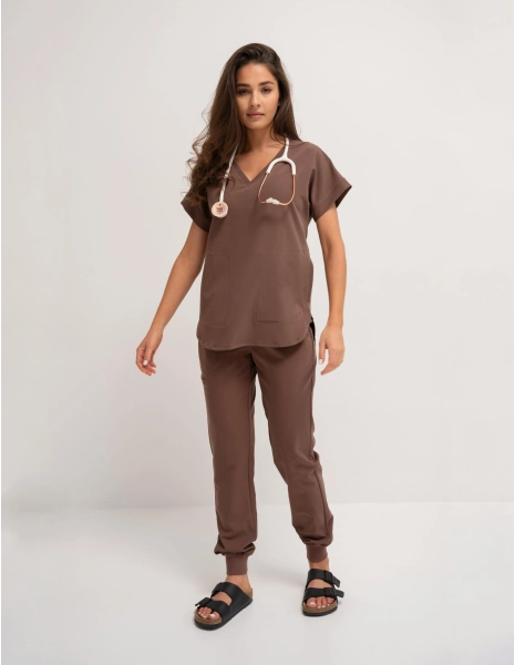 Kendall Scrub Top - MILKY...
