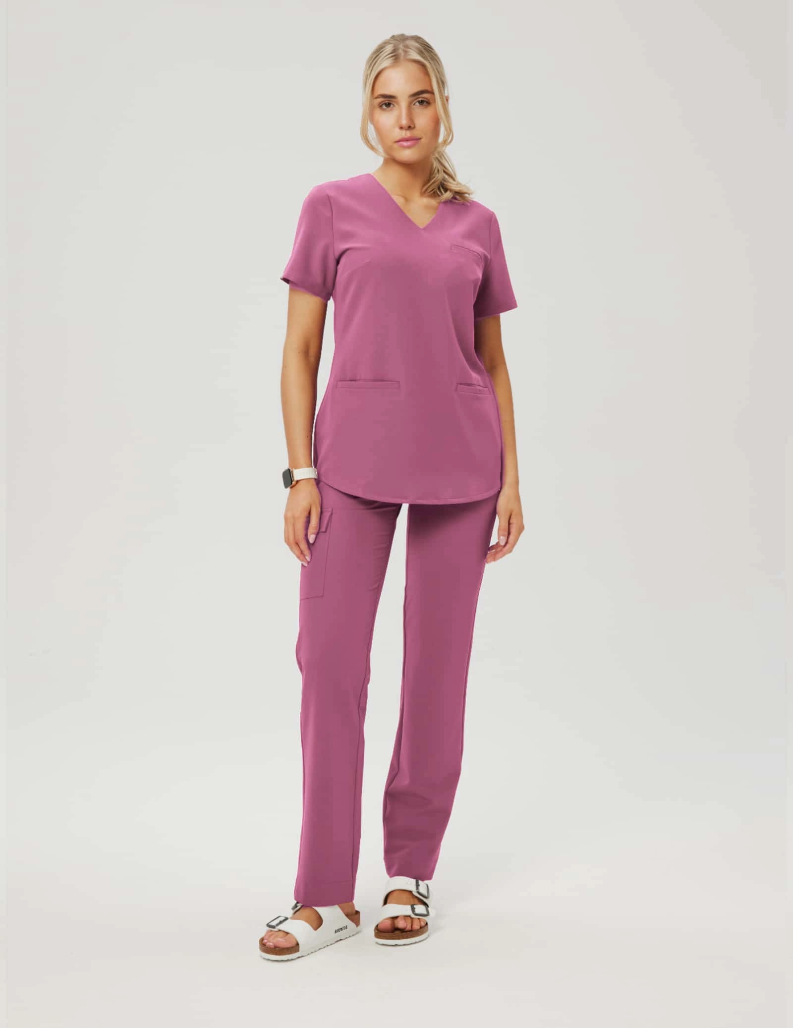 Women's Basic Scrub Pants - ROOIBOS TEA