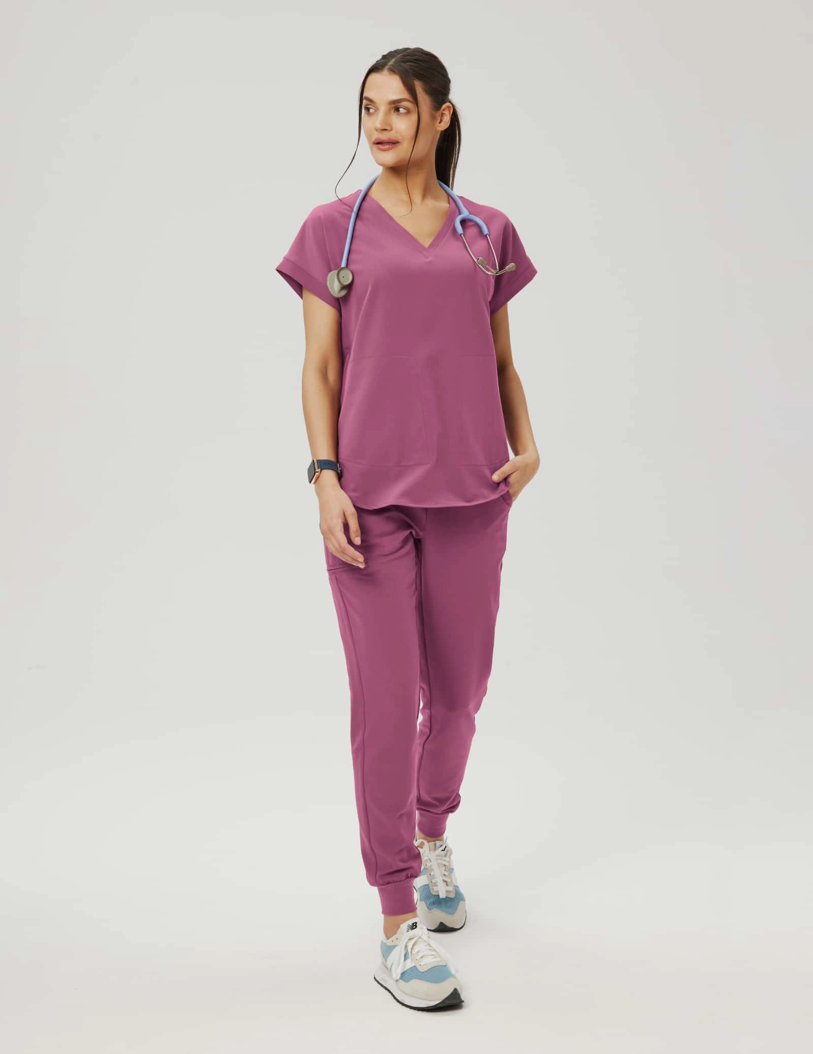 Women`s Jogger Pants - BERRY SHAKE Women`s Jogger Pants - BERRY SHAKE