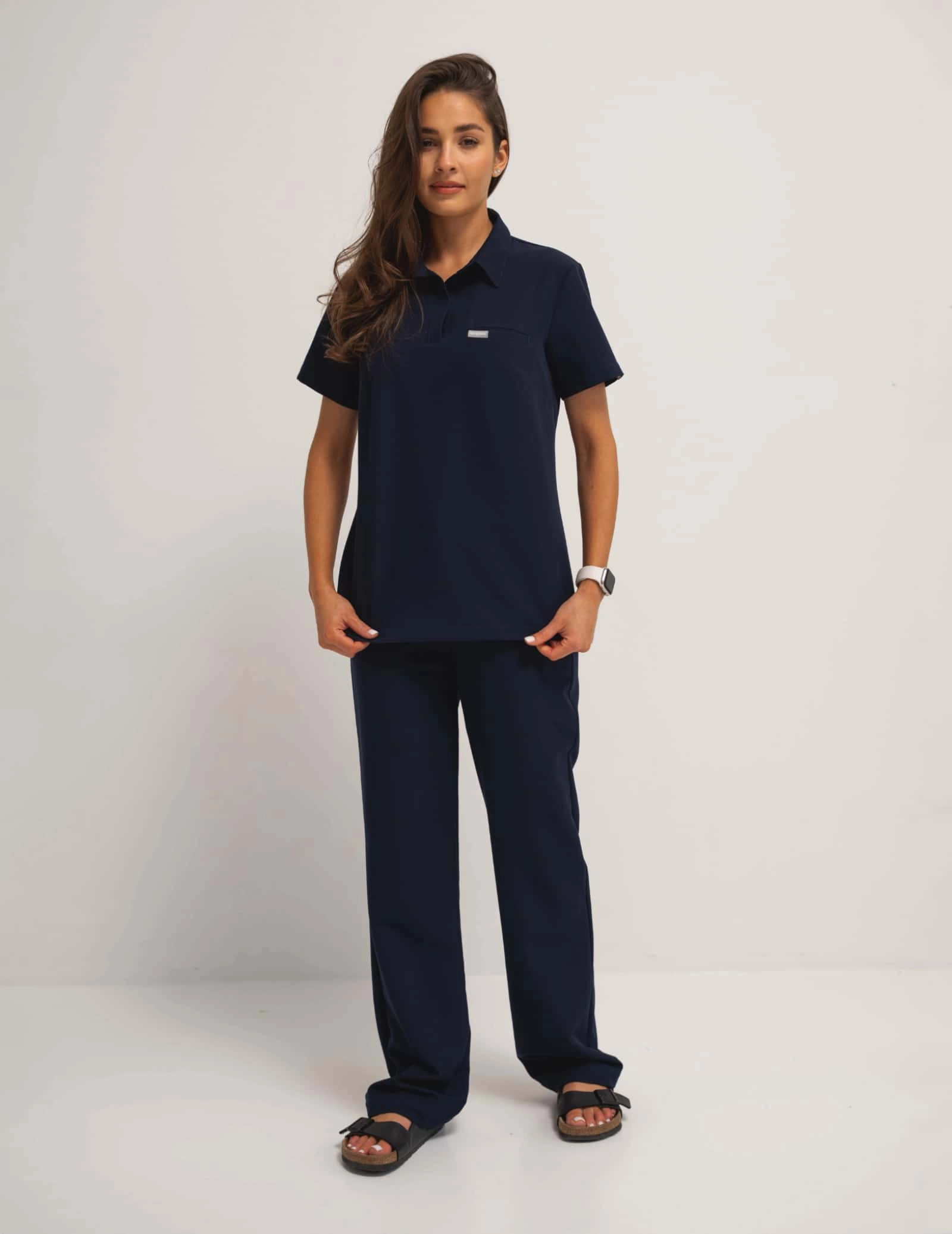 Women's Basic Scrub Pants - ROOIBOS TEA