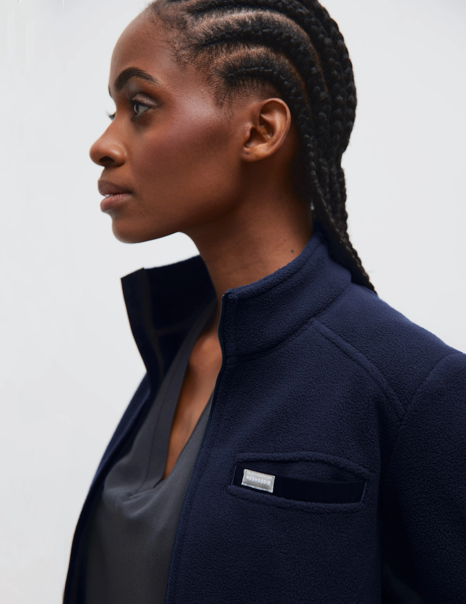 Women's Fleece Jacket COZY HEAT - DARK NAVY