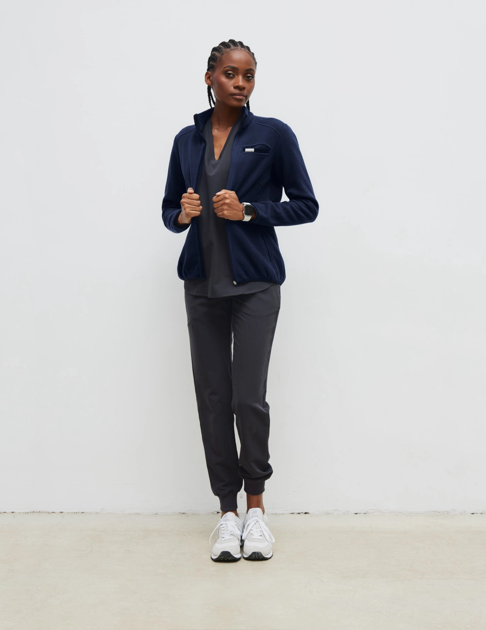 Women's Fleece Jacket COZY HEAT - DARK NAVY