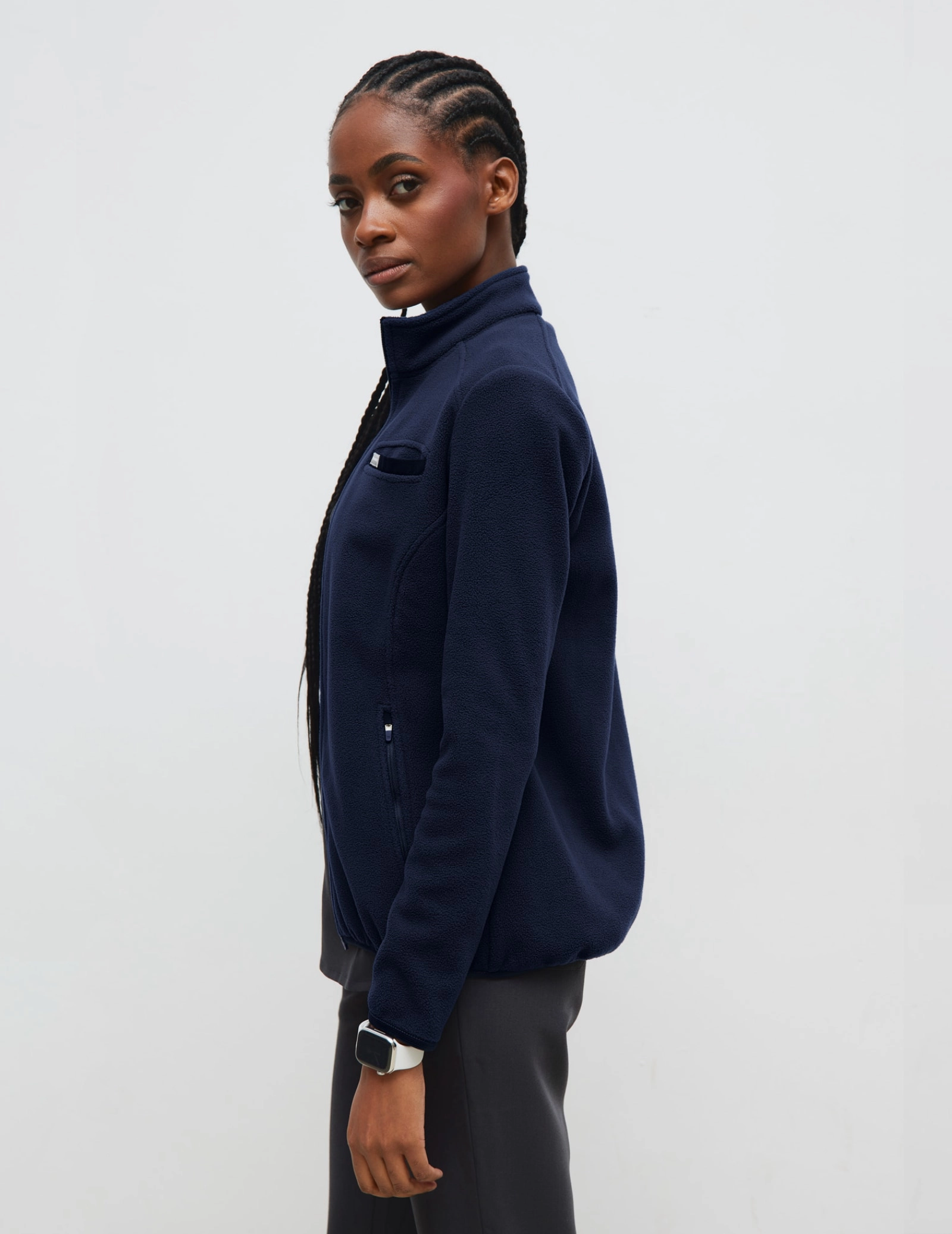Women's Fleece Jacket COZY HEAT - DARK NAVY
