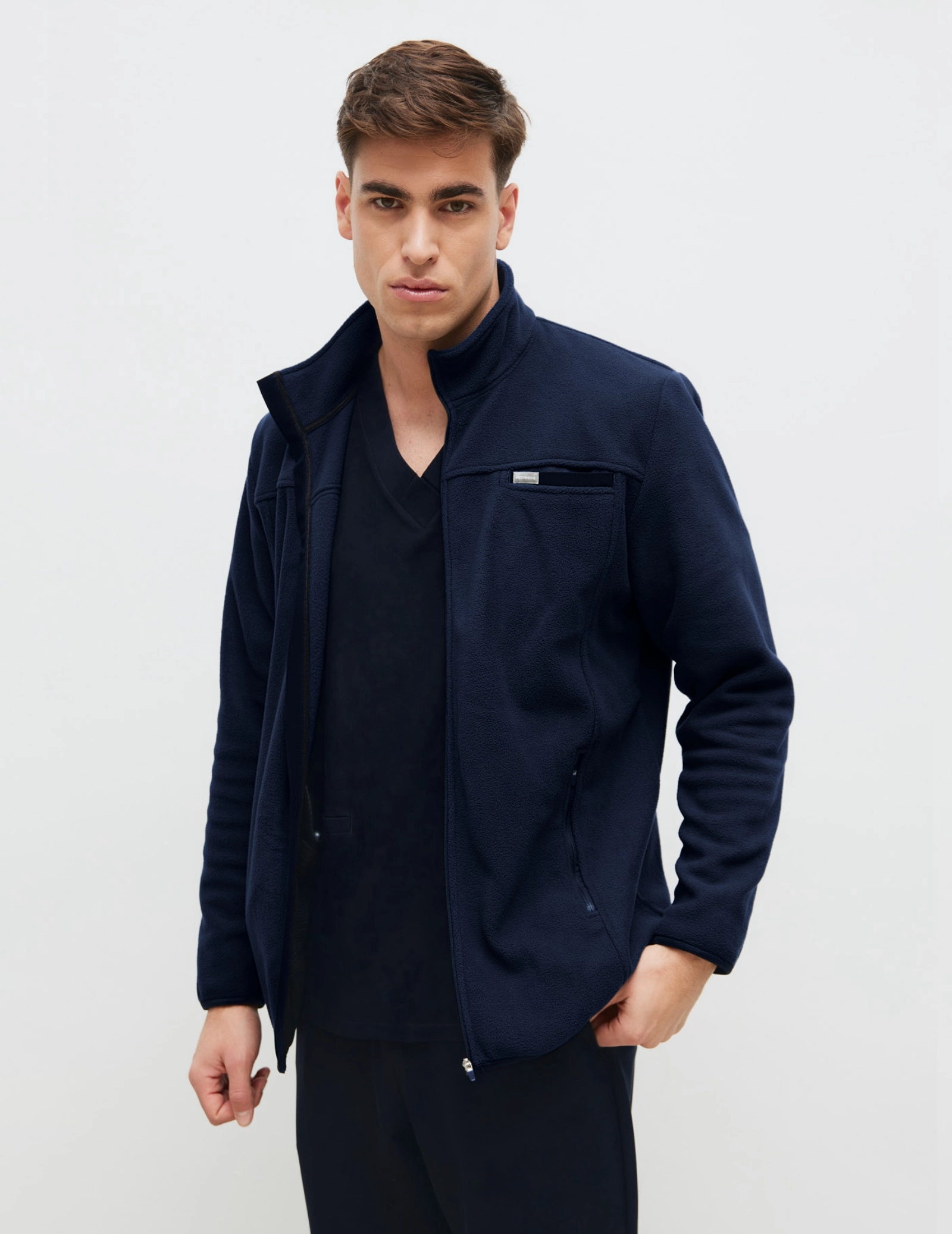 Men's Fleece Jacket COZY HEAT - DARK NAVY