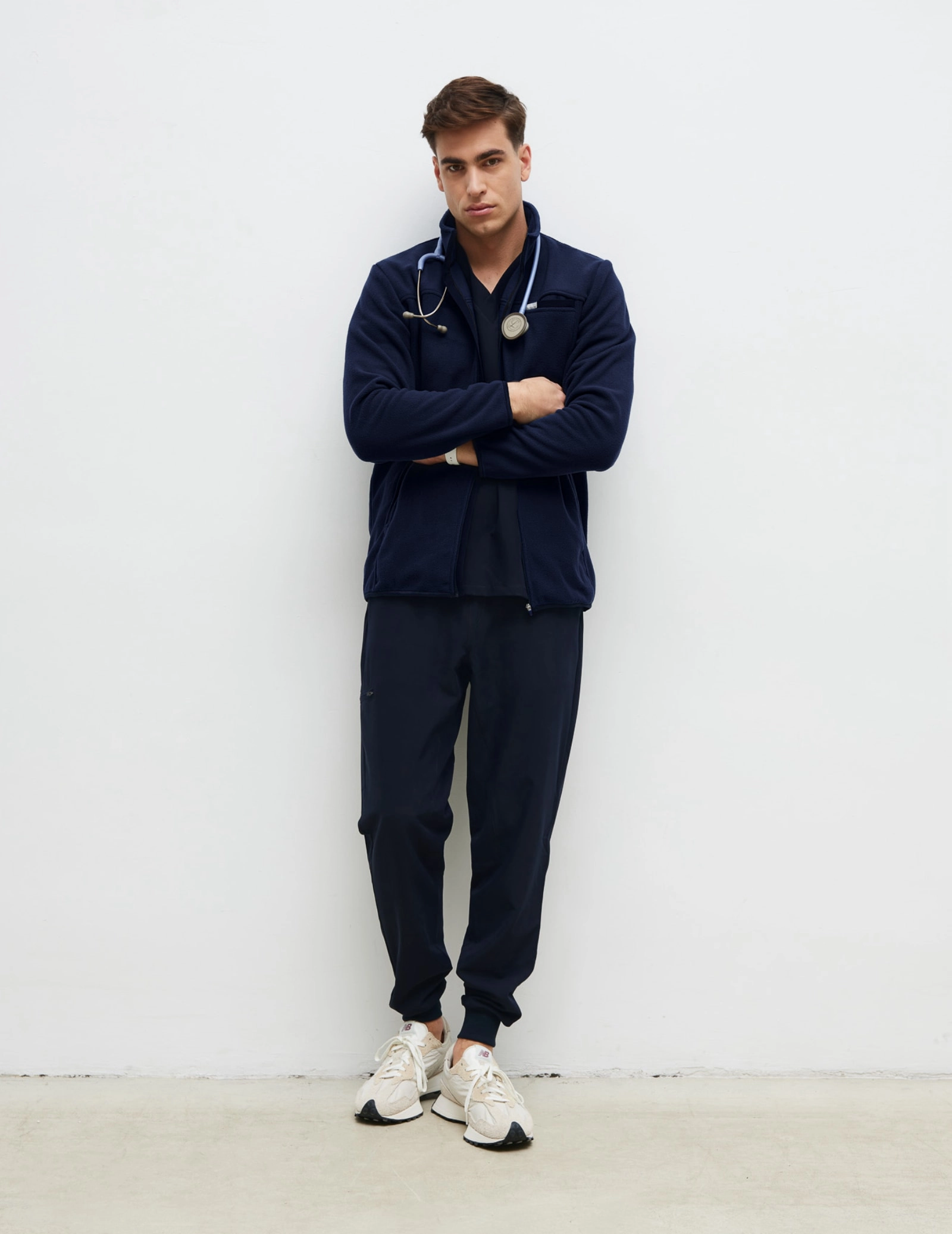 Men's Fleece Jacket COZY HEAT - DARK NAVY