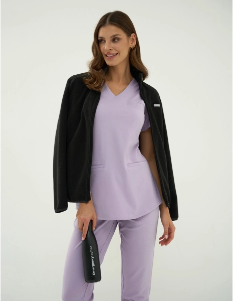 Medical Scrub Top Grace - PURPLE HEATHER