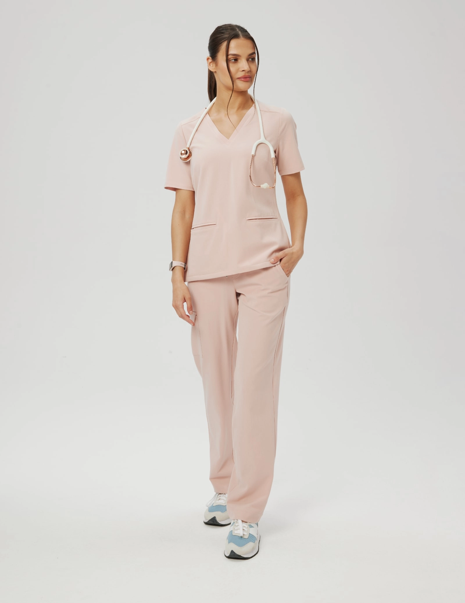Women's Basic Scrub Pants - ROOIBOS TEA