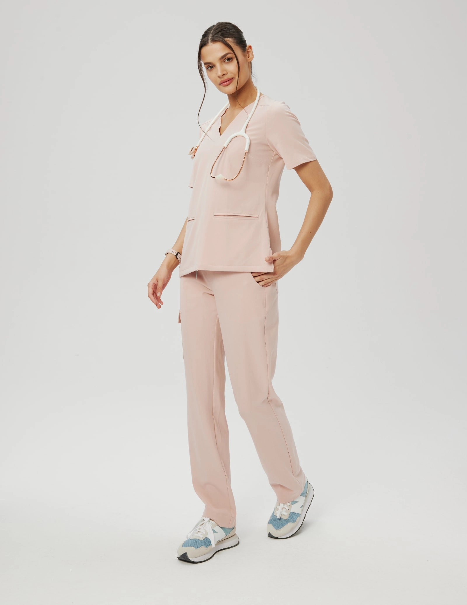 Women's Basic Scrub Pants - ROOIBOS TEA