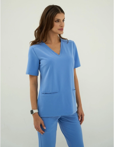 Medical Scrub Top Casy - MARINA BLUE