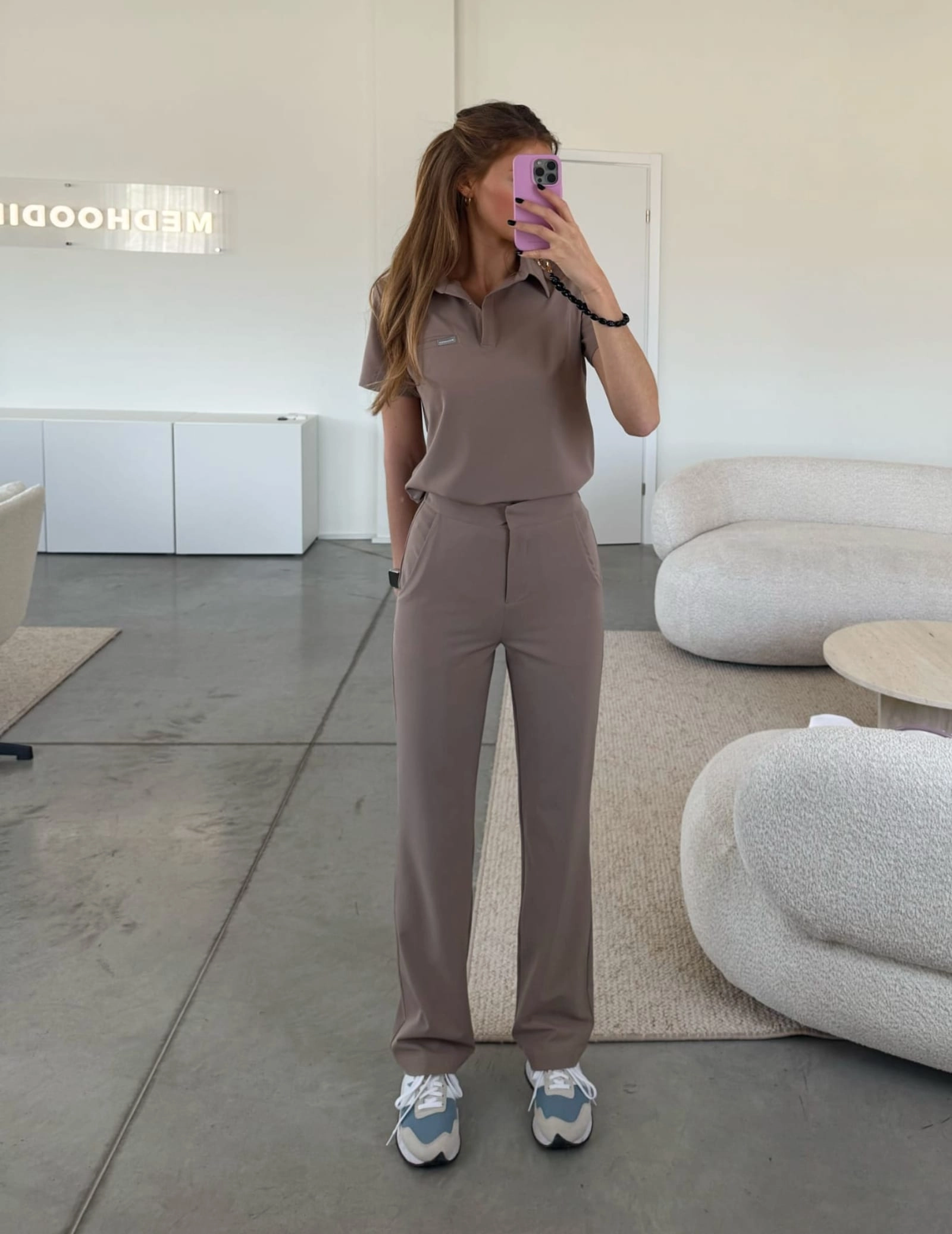 Women's Medical Scrub Pants Tiffany - BEIGE
