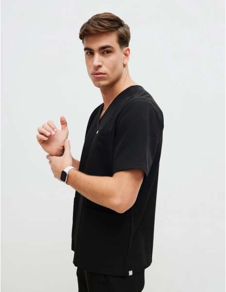 Scrub Tops - Birbal Black