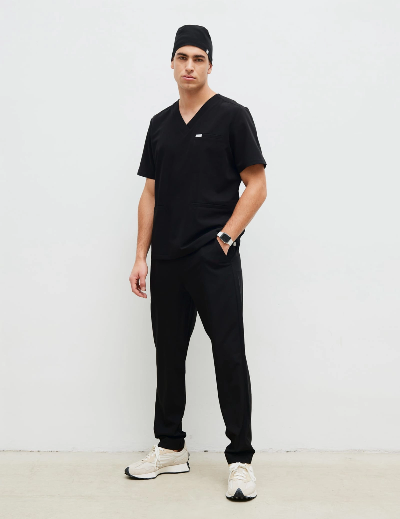 Men's Basic Pants - BLACK
