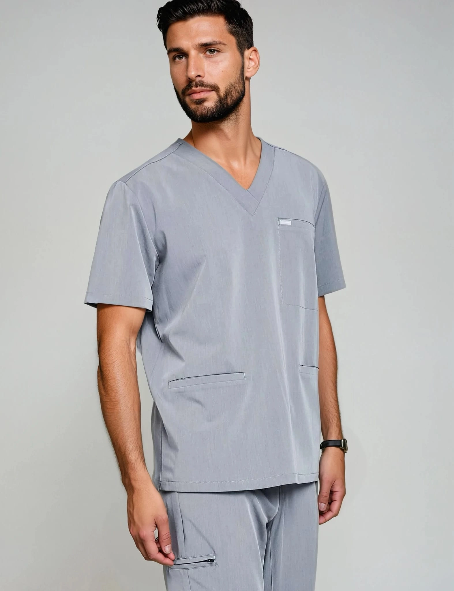 Scrub Top Birbal - SHARK GRAY