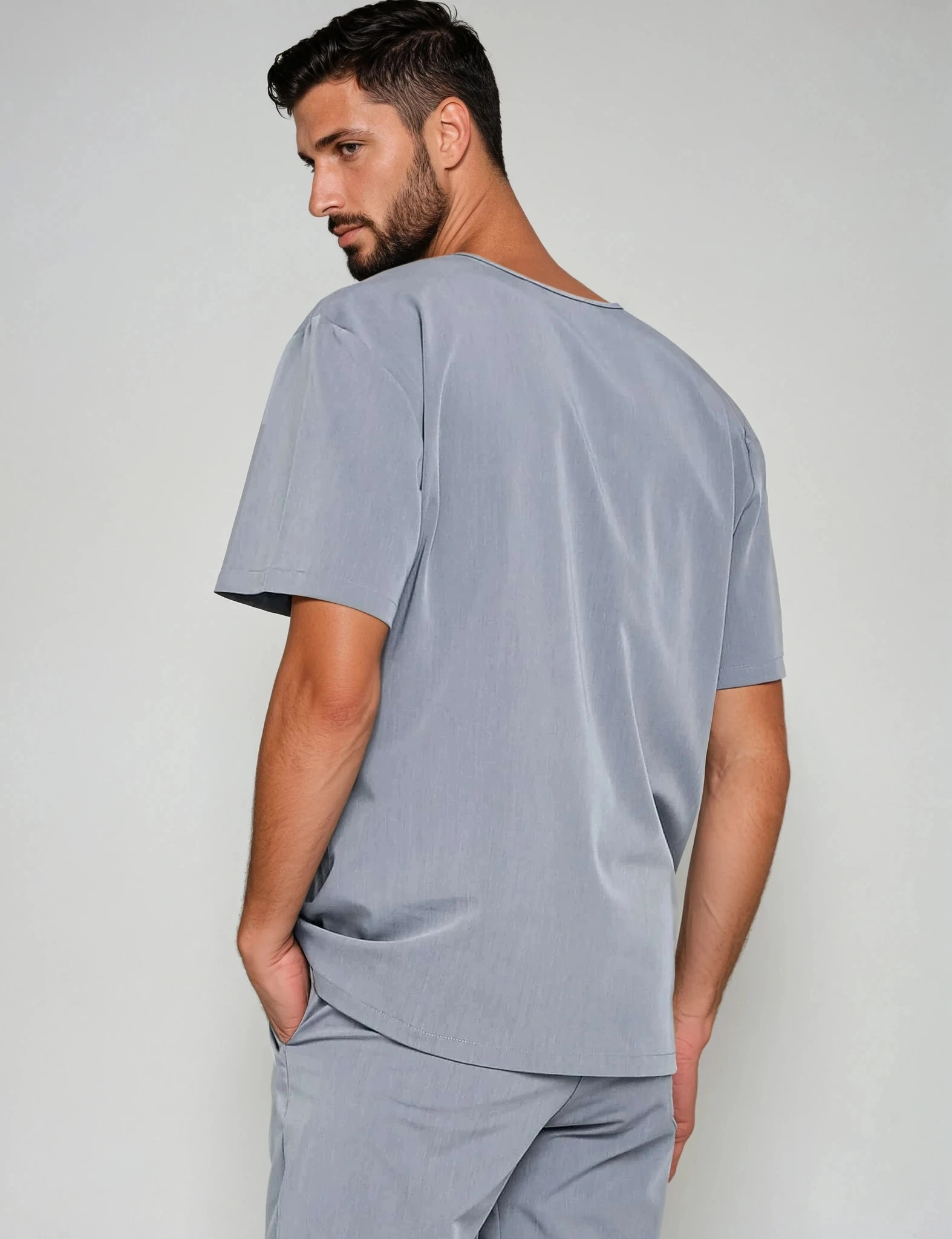 Scrub Top Birbal - SHARK GRAY