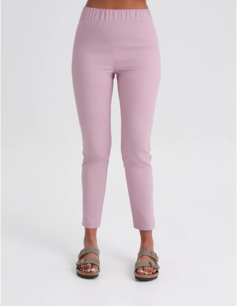 Women's Medical Scrub Pants Slim Fit- FRENCH PINK