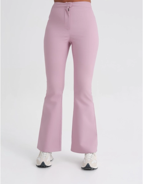 Women's Medical Scrub Pants Flare - FRENCH PINK