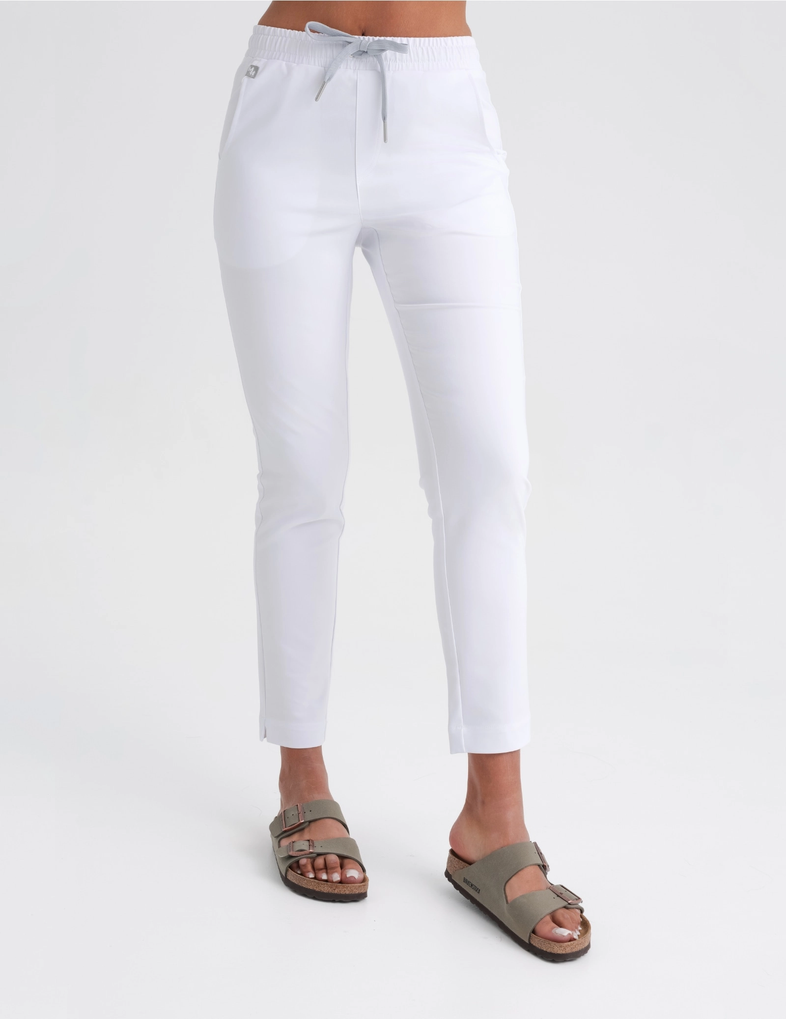 Women's Basic Pants - White