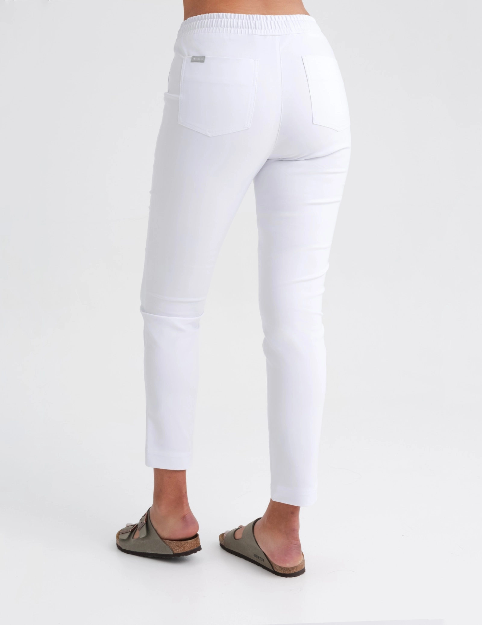 Women's Basic Pants - White