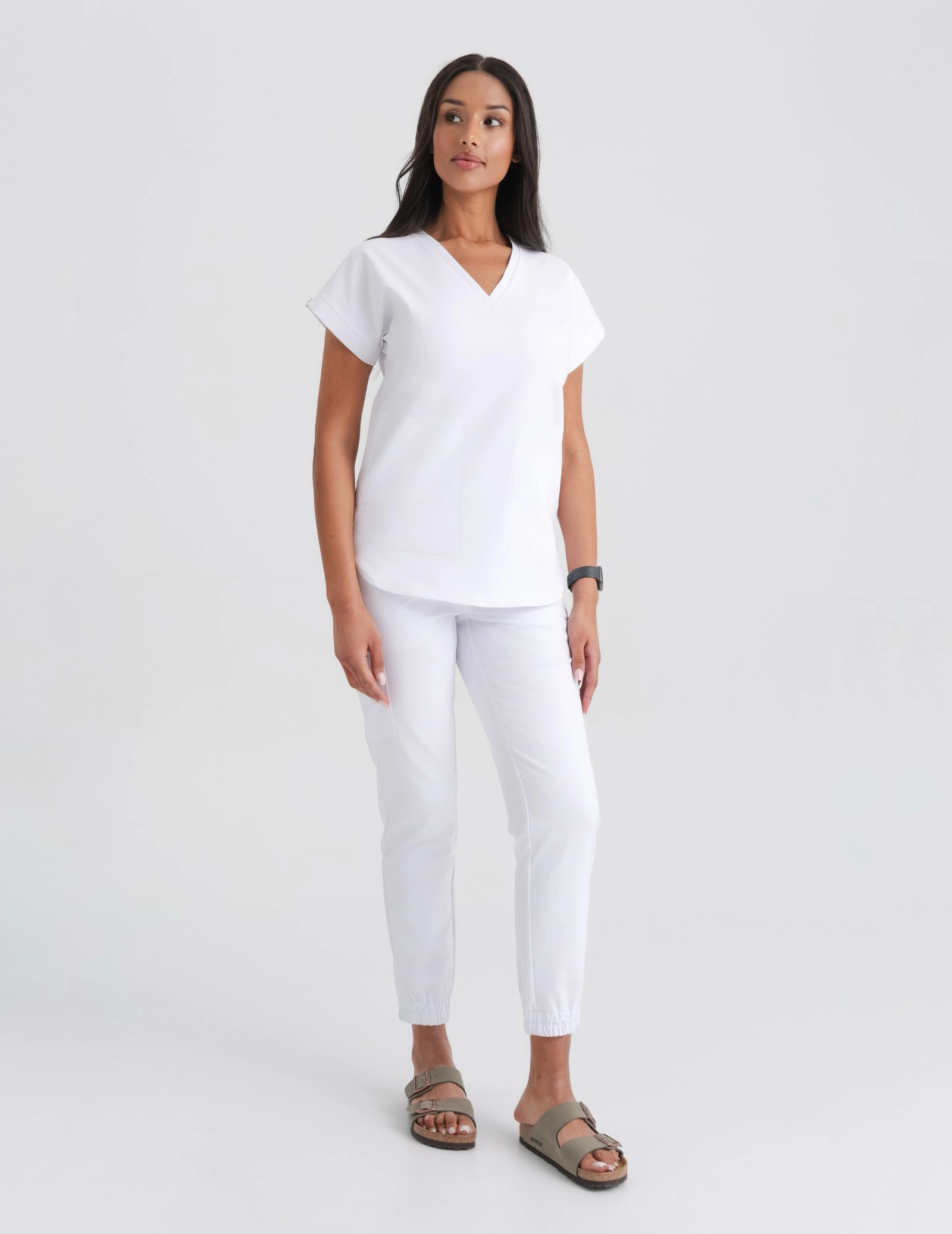 Women's Joggers - White