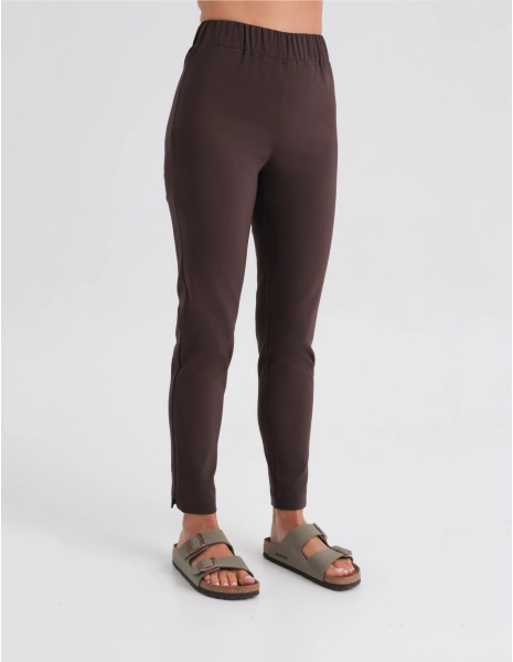 Women's Medical Scrub Pants Slim Fit - ESPRESSO