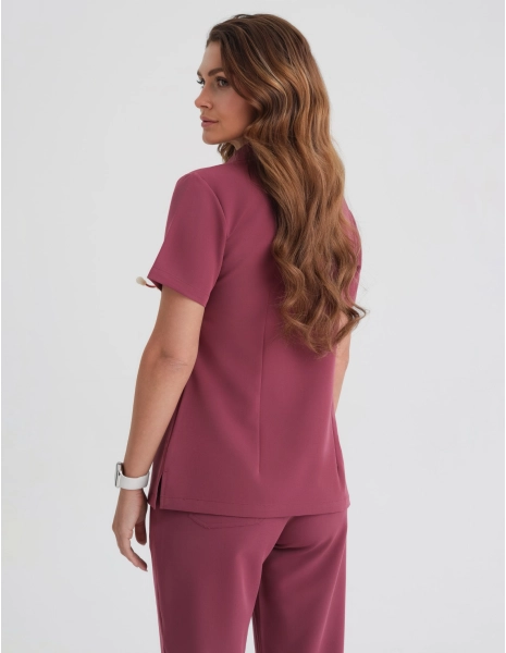 Medical Scrub Top Polo -...