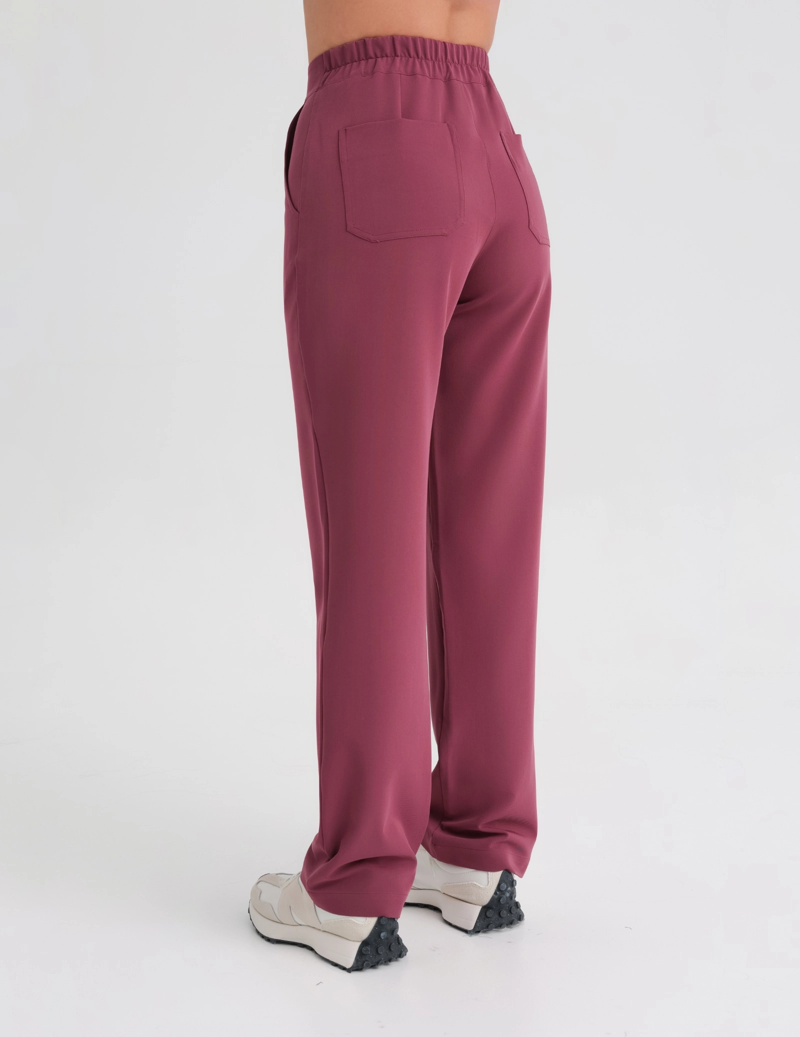 Women's Medical Scrub Pants Tiffany- MULLED WINE