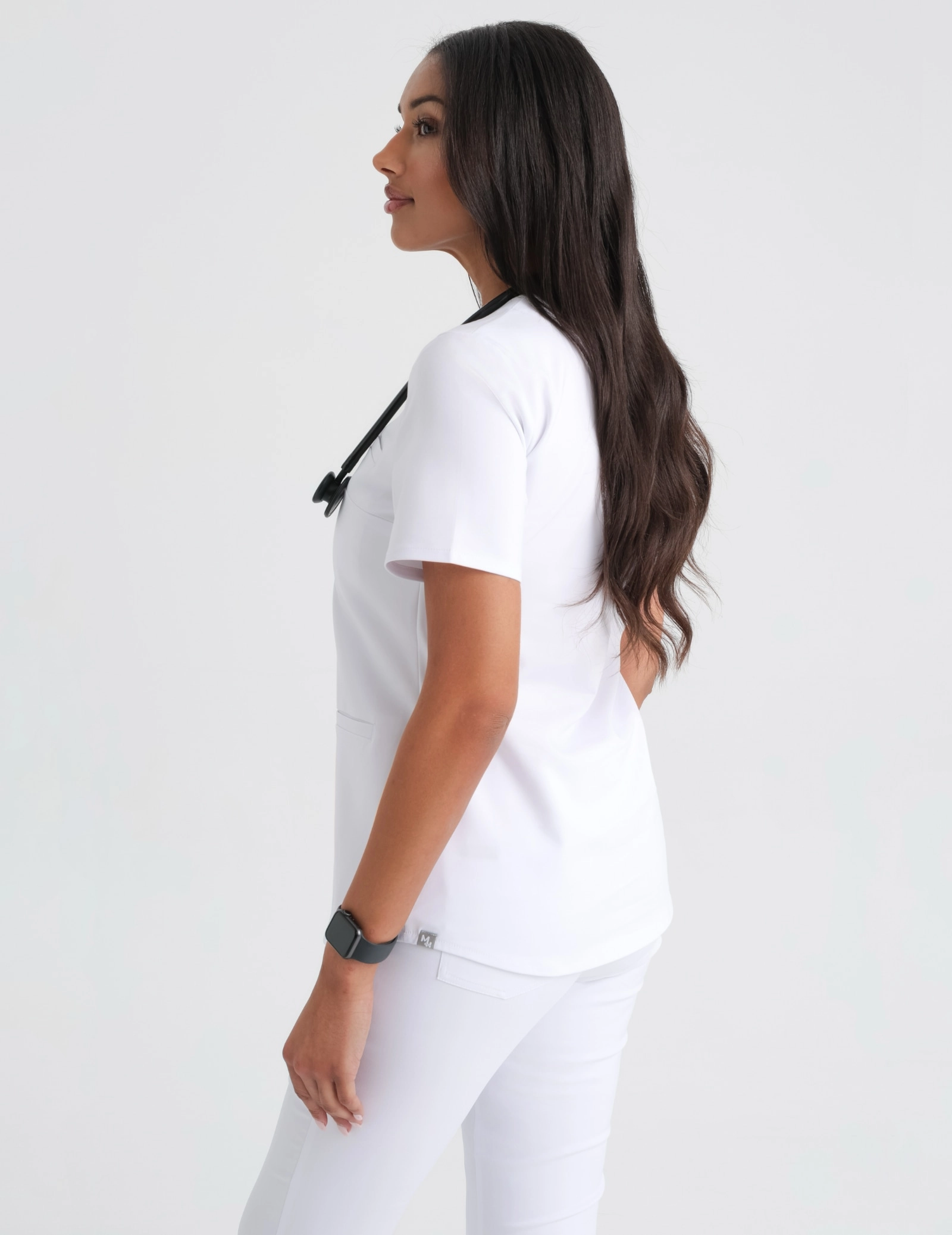 Medical Scrub Top Grace- WHITE