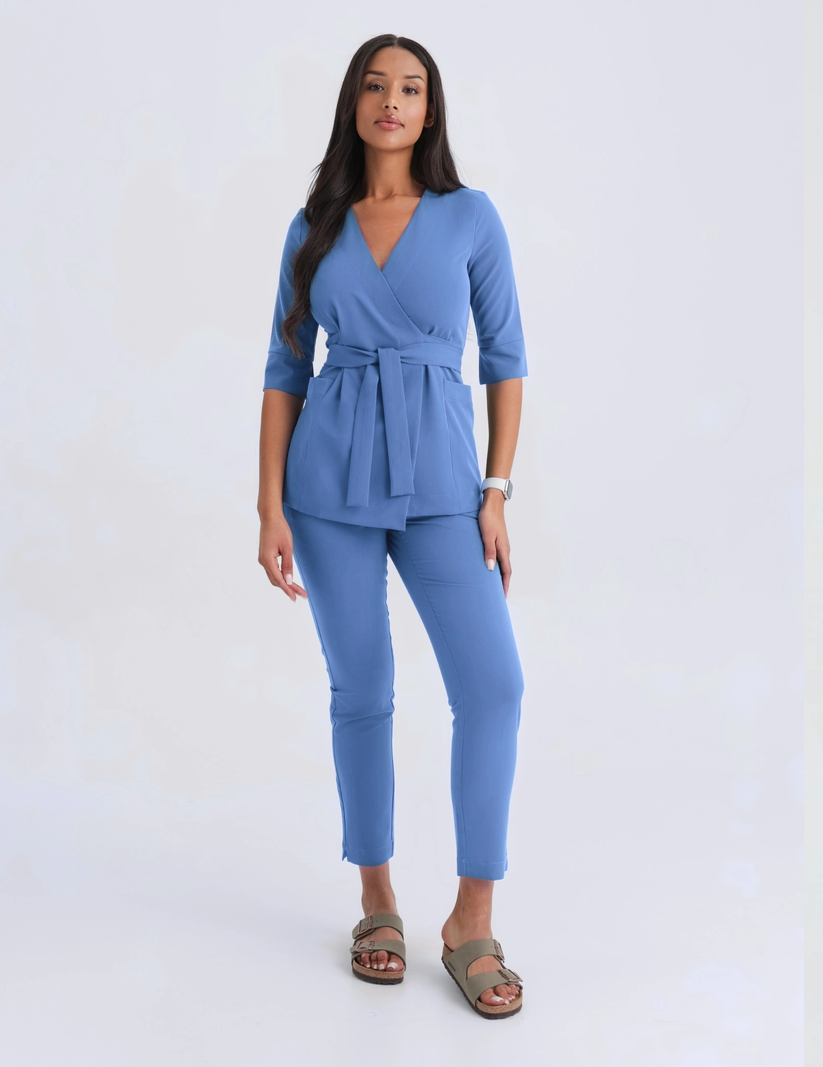 Rosalie tied medical Hoodie - MARINA BLUE Rosalie tied medical Hoodie - MARINA BLUE