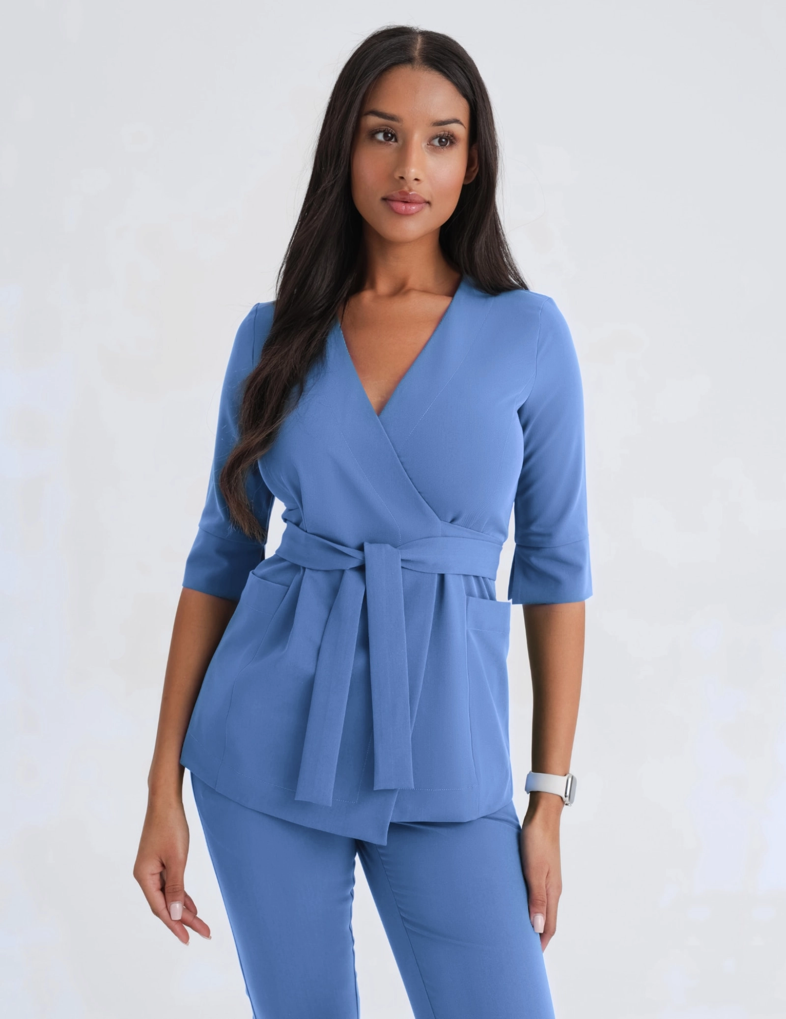 Rosalie tied medical Hoodie - MARINA BLUE Rosalie tied medical Hoodie - MARINA BLUE