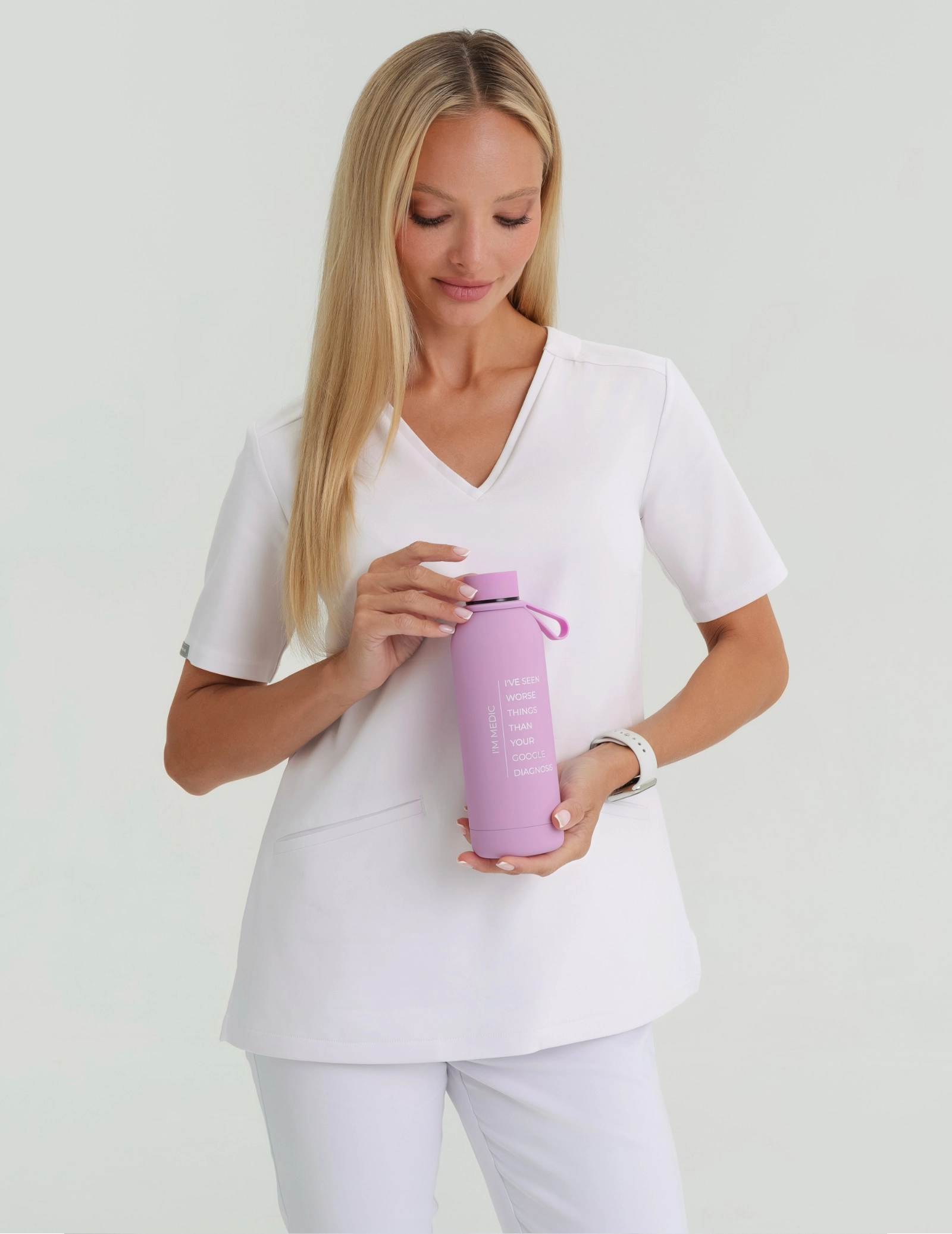 Thermal Bottle Mojo "I'm medic"- ULTRA PINK