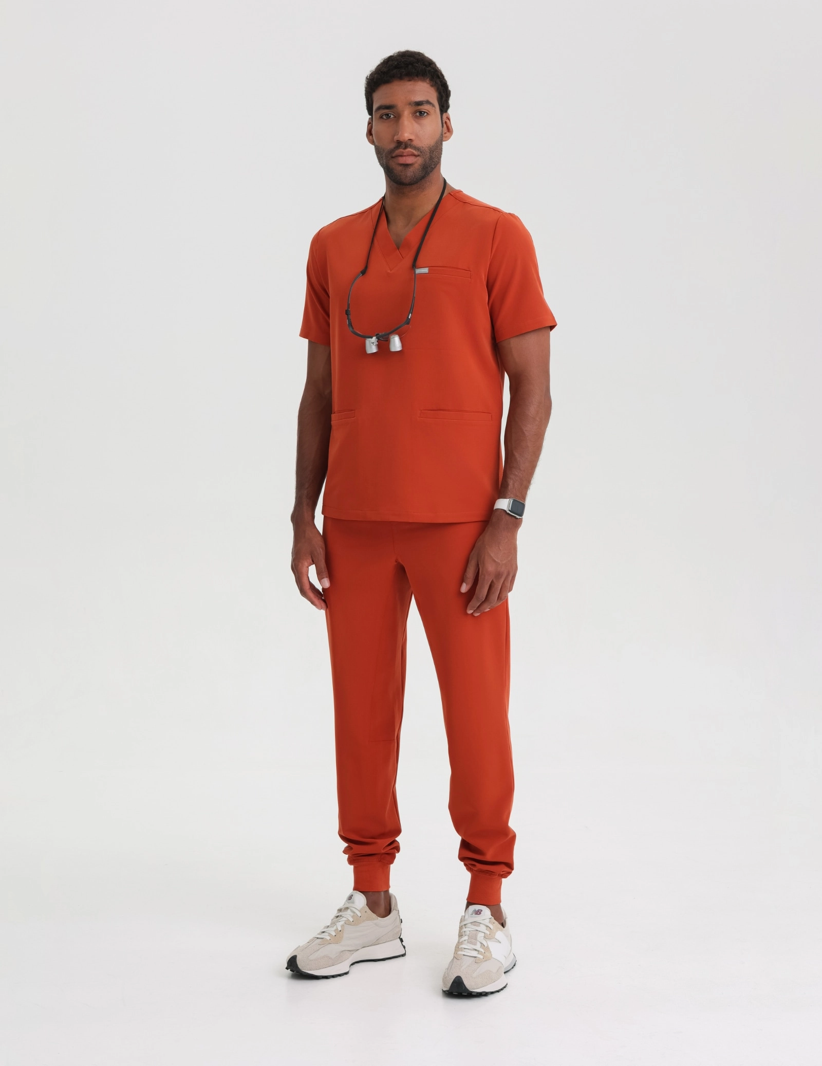 Men's Jogger Scrub Pants - ROOIBOS TEA Men's Jogger Scrub Pants - ROOIBOS TEA