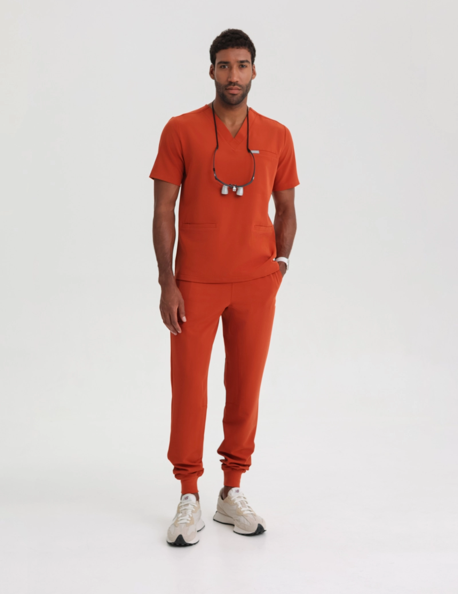 Men's Jogger Scrub Pants - ROOIBOS TEA Men's Jogger Scrub Pants - ROOIBOS TEA