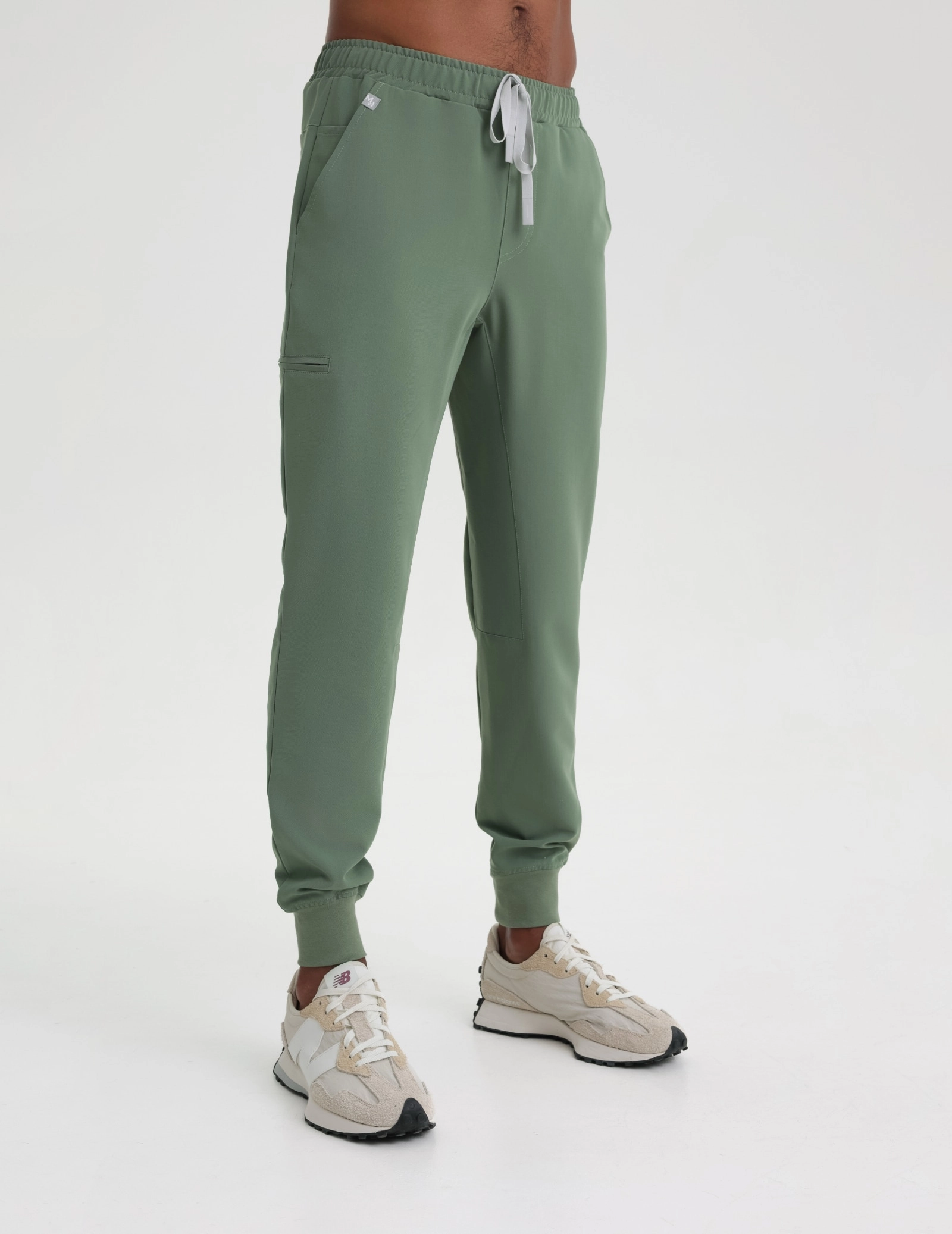 Men’s Jogger Scrub Pants – KHAKI