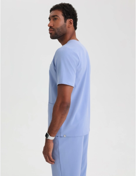 Scrub Top Birbal - CEIL BLUE