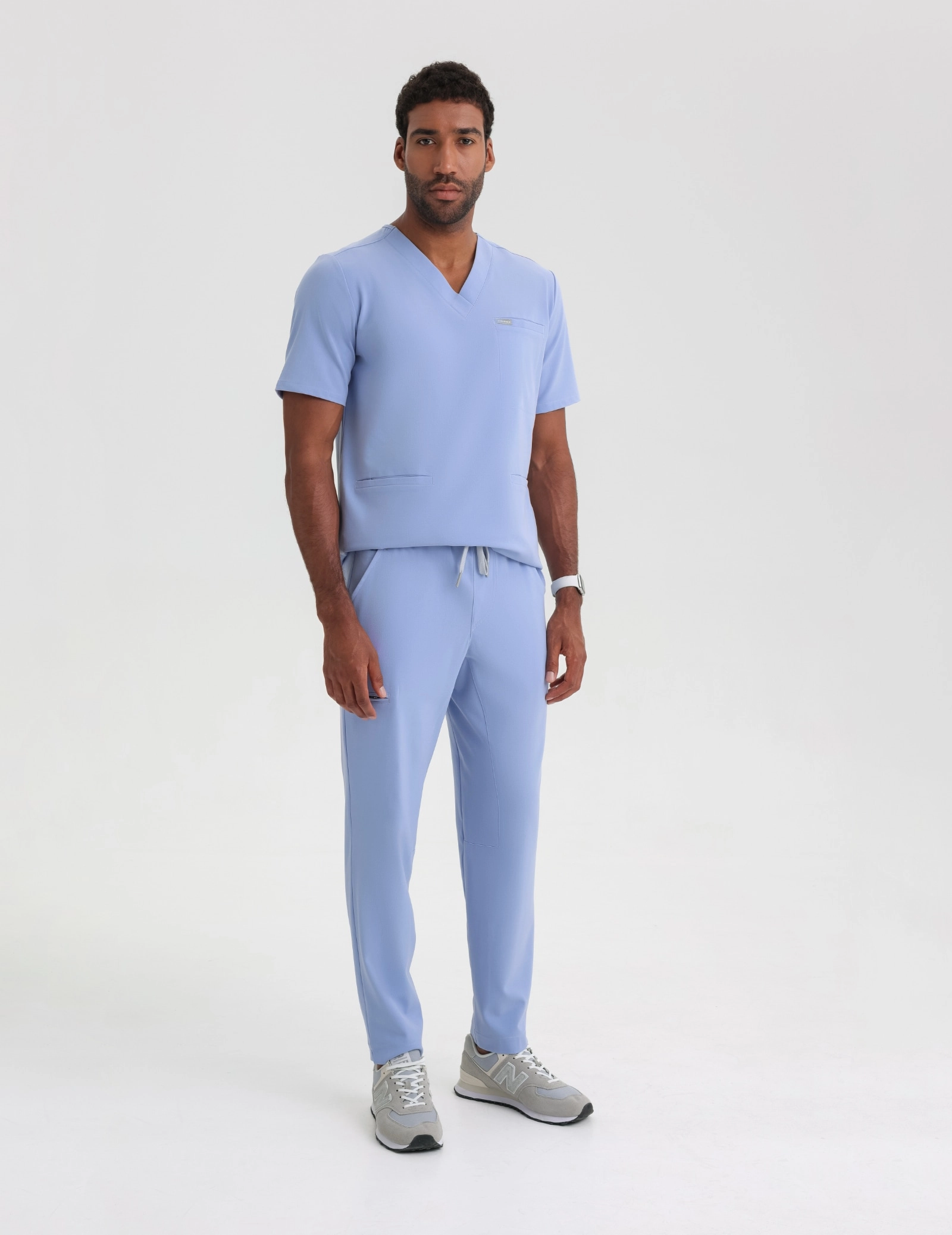 Men's Basic Pants - CEIL BLUE