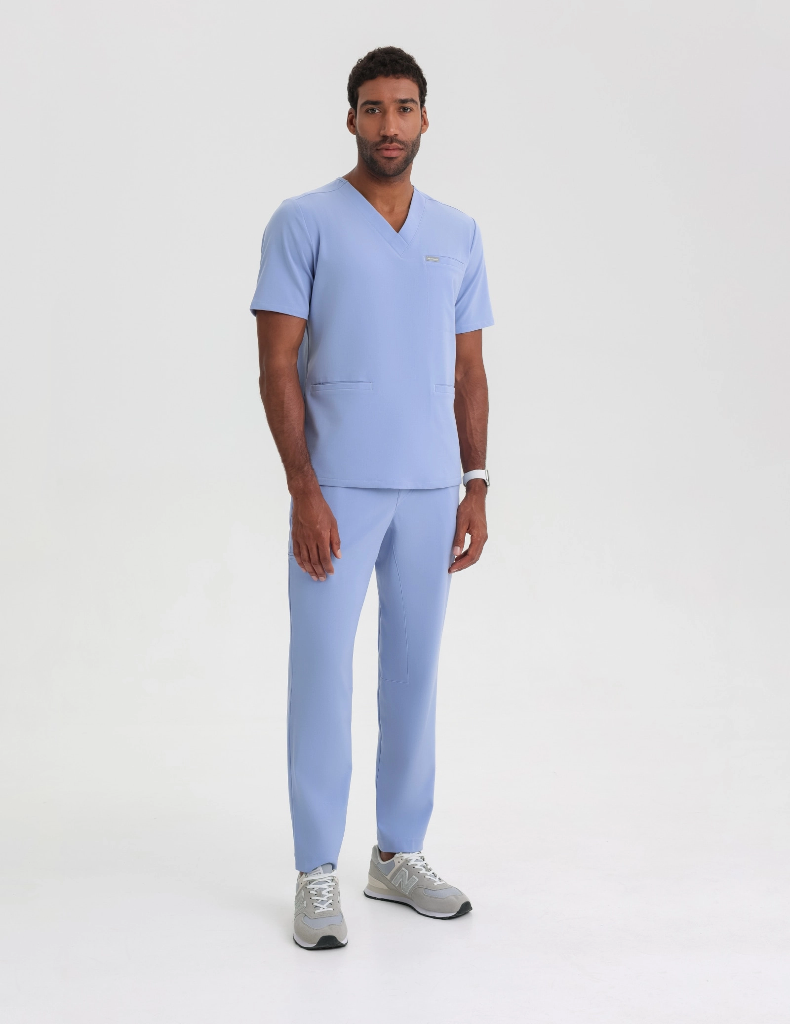 Men's Basic Pants - CEIL BLUE