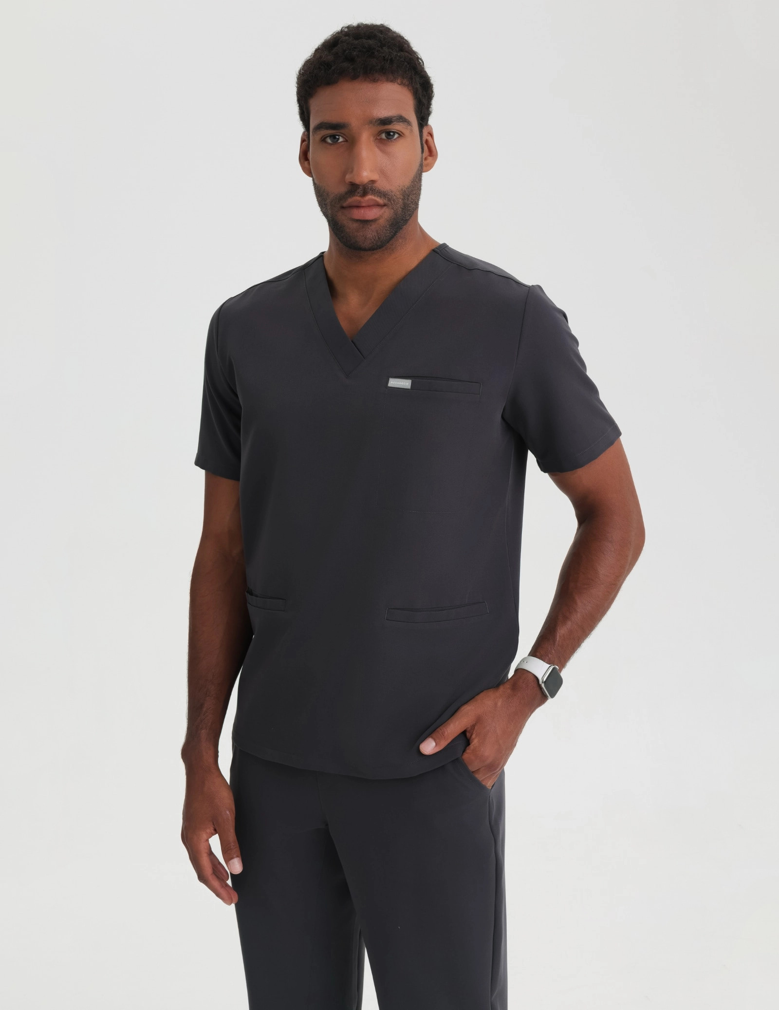 Men's Birbal Scrub Top - SHADOW Men's Birbal Scrub Top - SHADOW