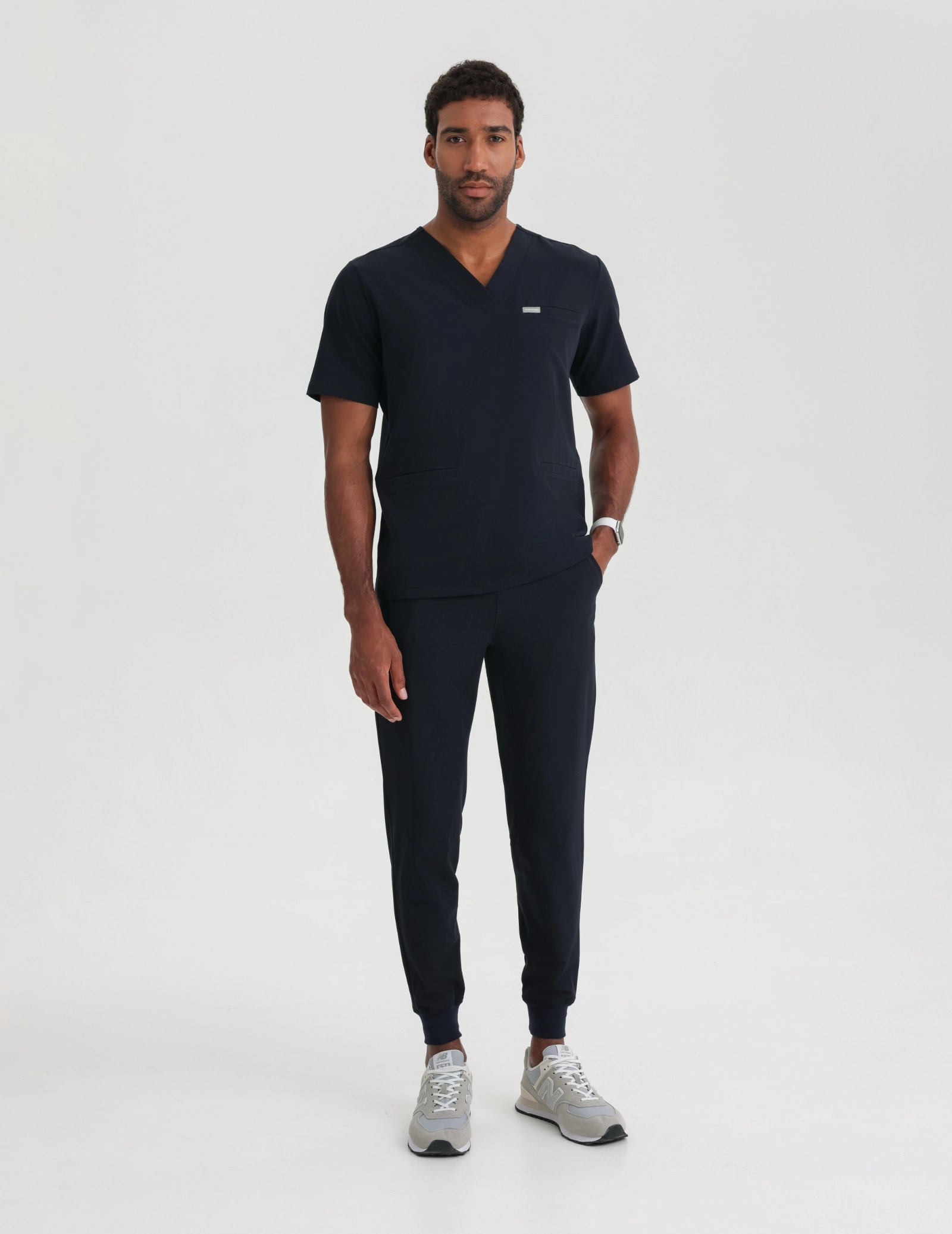 Men's Jogger Scrub Pants - Midnight Blue Men's Jogger Scrub Pants - Midnight Blue