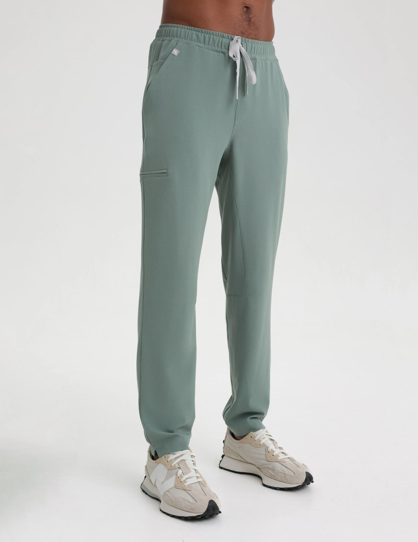 Men's Basic Pants - DUSTY GREEN