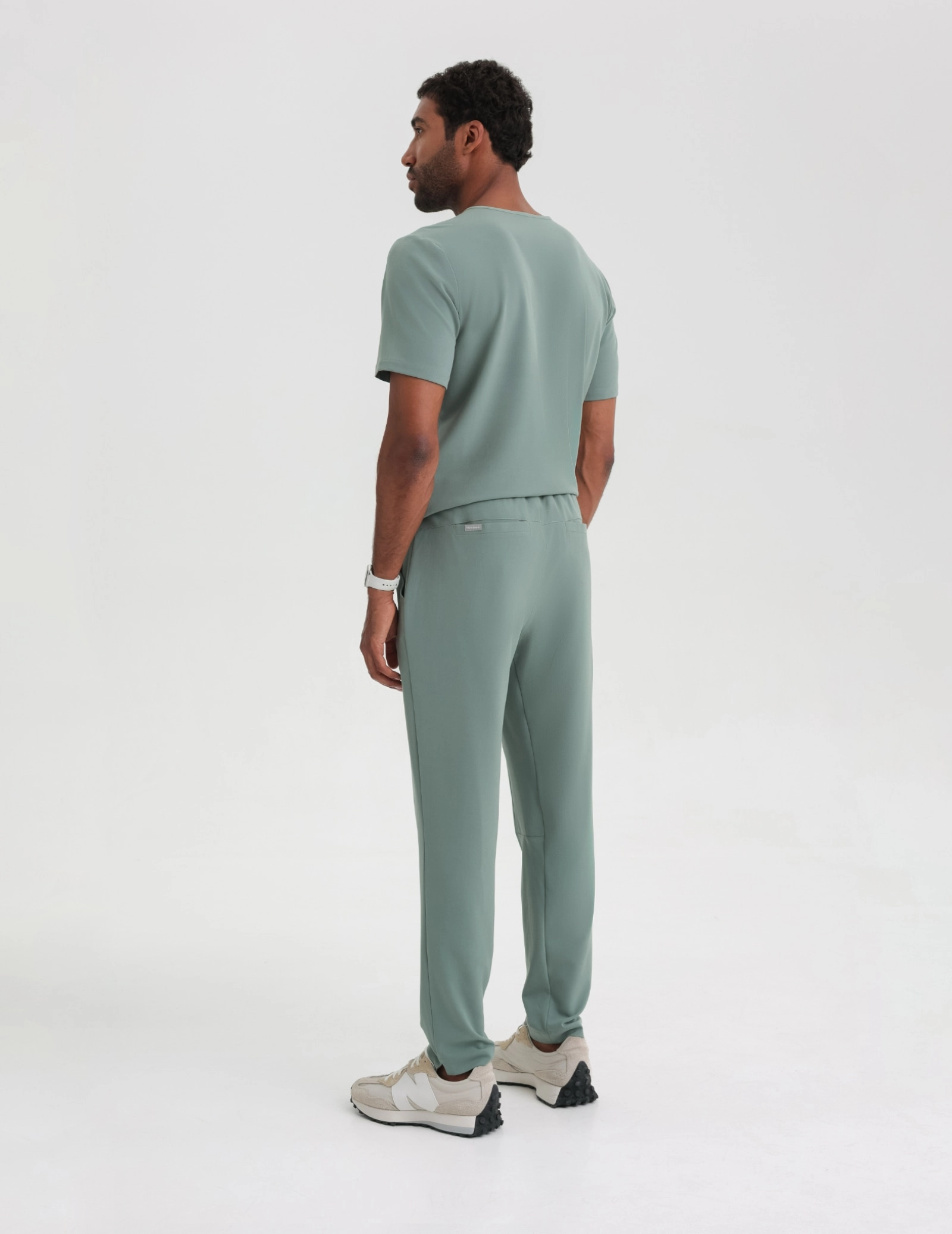Men's Basic Pants - DUSTY GREEN