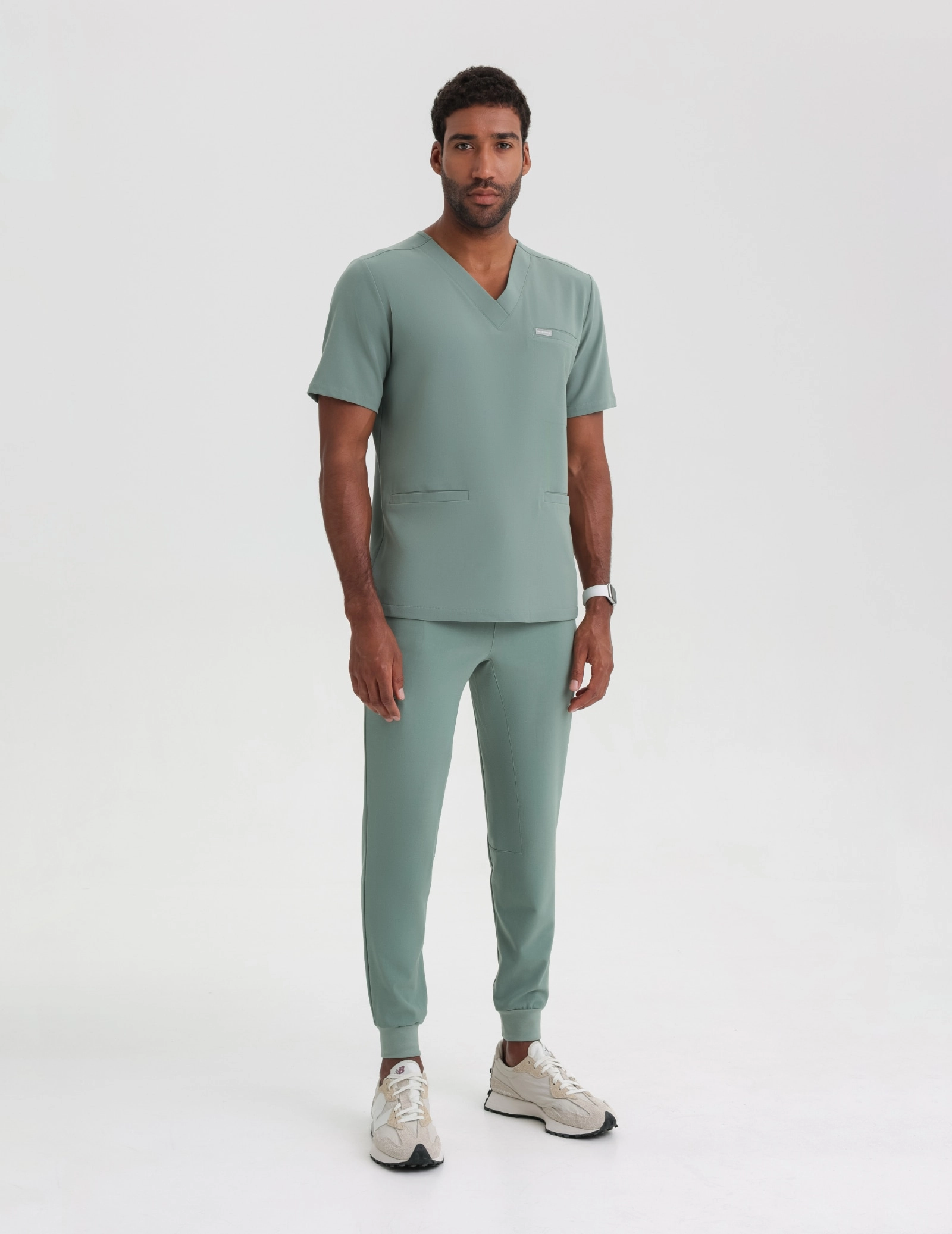 Men's Joggers Pants - DUSTY GREEN