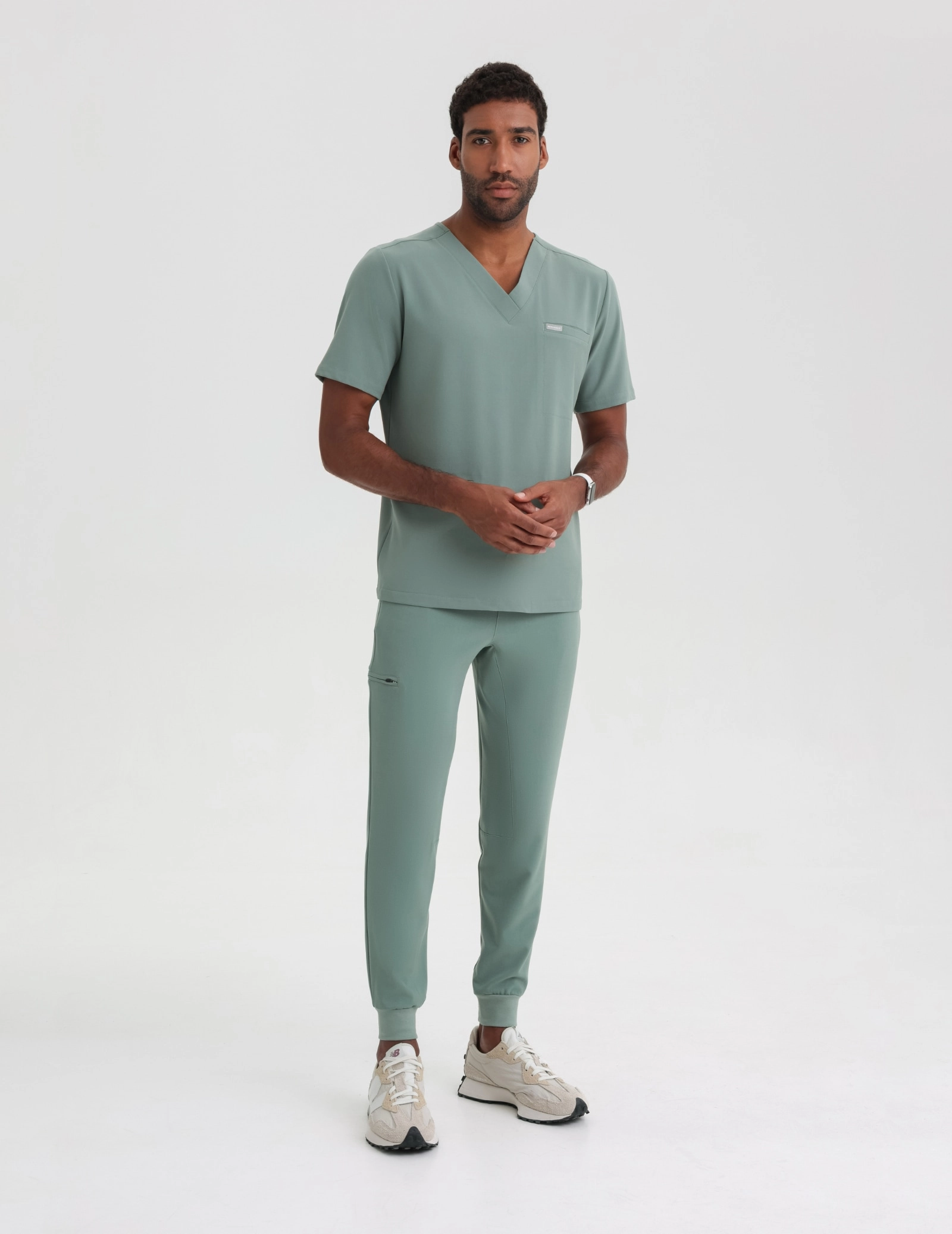 Men's Joggers Pants - DUSTY GREEN