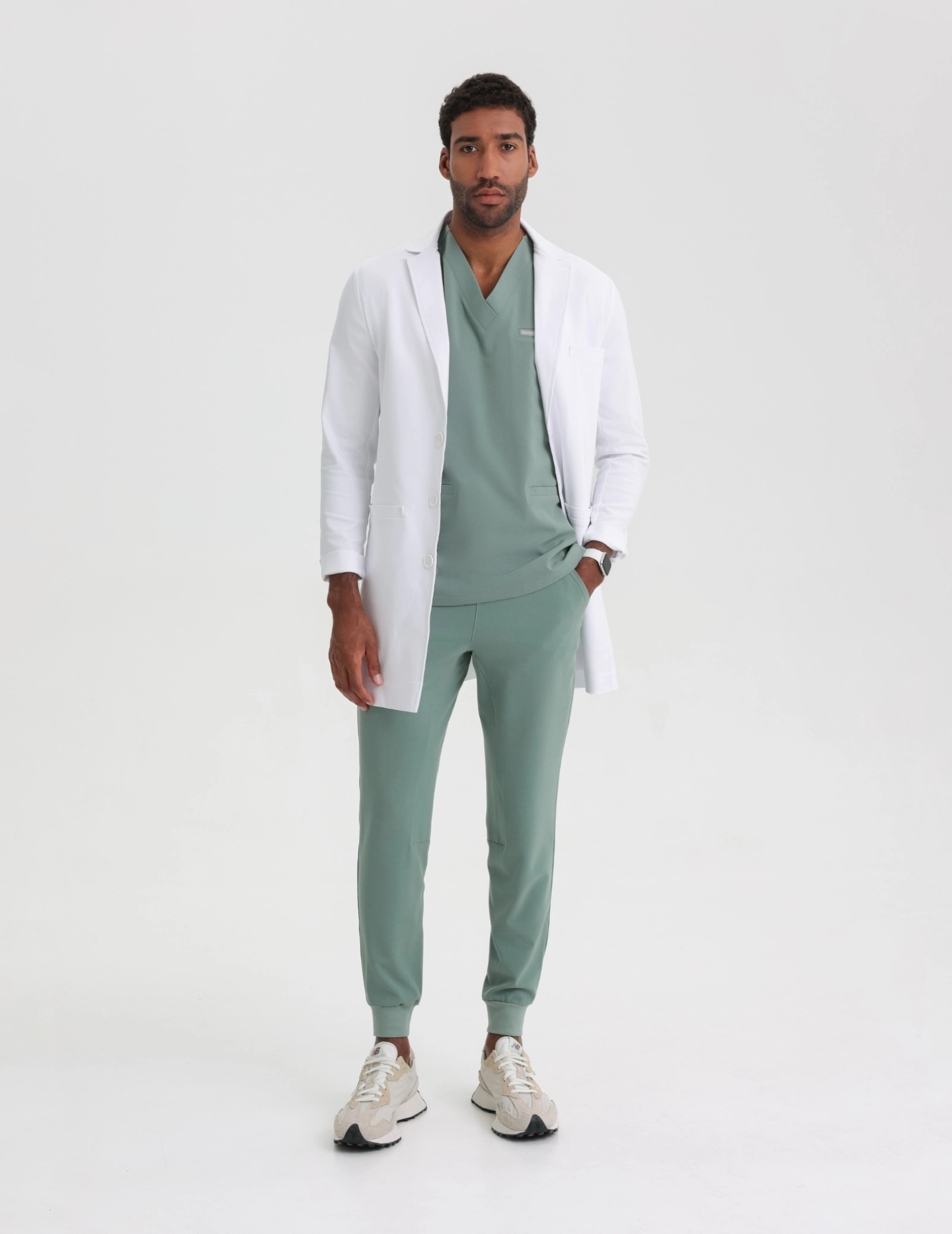 Men's Joggers Pants - DUSTY GREEN