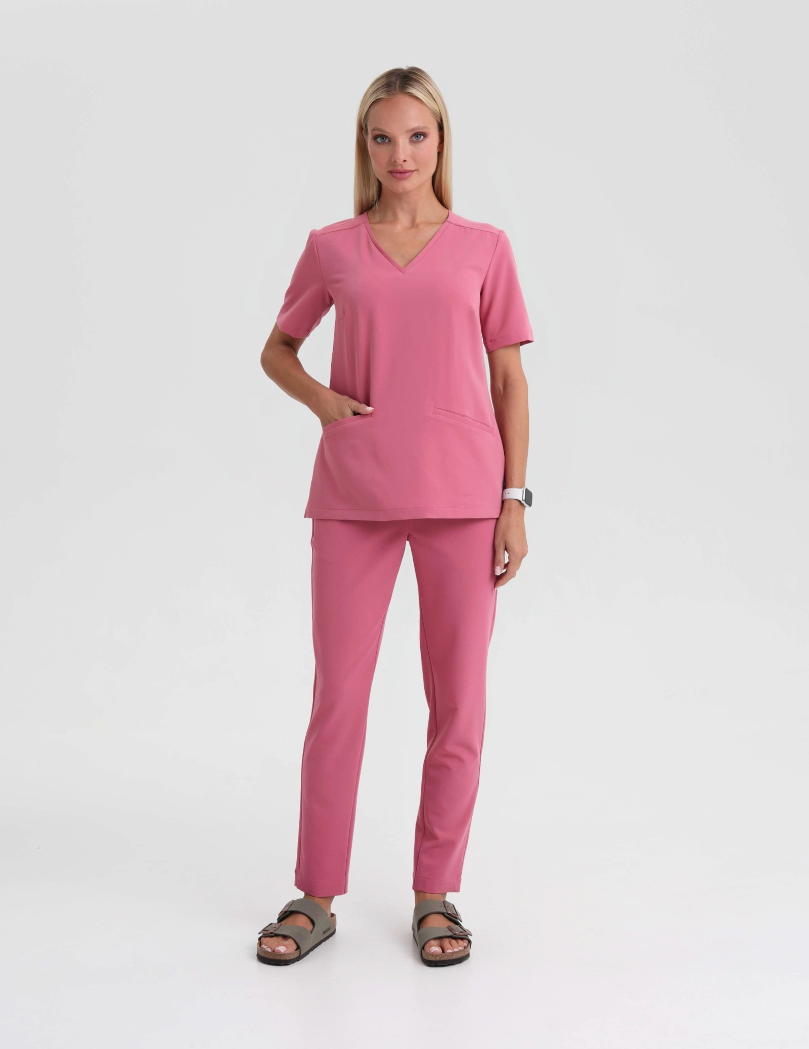 Women's Basic Trousers - RASPBERRY CRUSH Women's Basic Trousers - RASPBERRY CRUSH