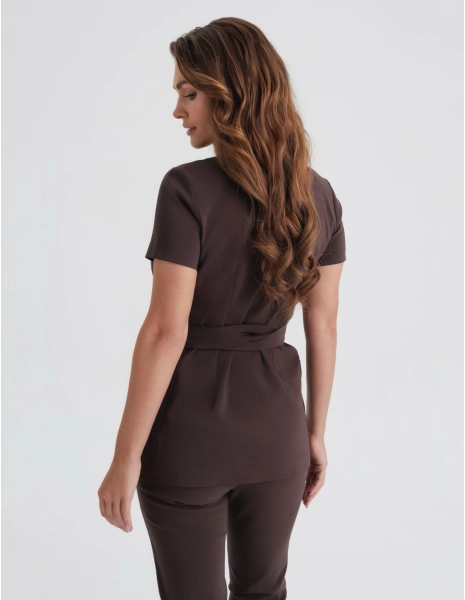 Medical Scrub Top Tie-Back...